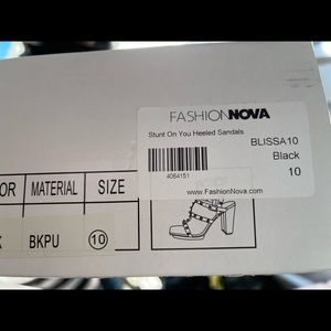 Beige and Black BRAND NEW Heels | Fashion Nova